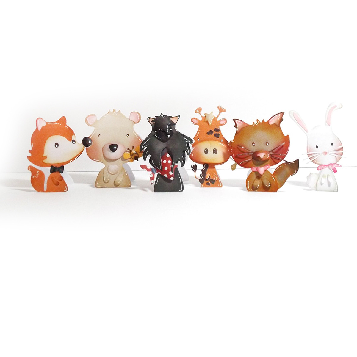 PD7024 Dog puppy Cute critter Great Outdoors - card making craft cutter Die set